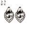 CLIP MARQUIES SHAPED STONE EARRING