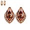 CLIP MARQUIES SHAPED STONE EARRING