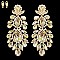DANGLING ART DECO RHINESTONE EARRINGS