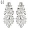 DANGLING ART DECO RHINESTONE EARRINGS