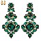 VICTORIAN STYLE RHINESTONE EARRINGS