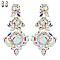 VICTORIAN STYLE RHINESTONE EARRINGS