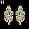 LRG RHINESTONE CLIP EARRINGS