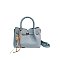 Twist Lock Belted Satchel
