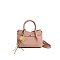 Twist Lock Belted Satchel