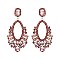 STYLISH RHINESTONE STATEMENT POST EARRINGS