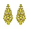CHARMING RHINESTONE CHANDELIER STATEMENT EARRINGS