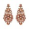 CHARMING RHINESTONE CHANDELIER STATEMENT EARRINGS