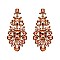 CHARMING RHINESTONE CHANDELIER STATEMENT EARRINGS