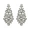 CHARMING RHINESTONE CHANDELIER STATEMENT EARRINGS