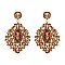 ALLURING RHINESTONE CHANDELIER STATEMENT EARRINGS