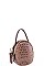 CUTE CROCO PATTERN CROSS BODY SHOULDER BAG