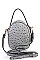 CUTE CROCO PATTERN CROSS BODY SHOULDER BAG