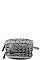 CUTE CROCO PATTERN CROSS BODY SHOULDER BAG