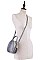 CUTE CROCO PATTERN CROSS BODY SHOULDER BAG