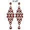 FASHIONABLE DRESSY DANGLY RHINESTONE EARRING SLEMQ108