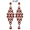 FASHIONABLE DRESSY DANGLY RHINESTONE EARRING SLEMQ108