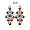 FASHIONABLE DANGLY RHINESTONE EARRING SLEMQ109