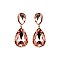 FASHIONABLE DANGLY TEARDROP GEM EARRINGS SLEQ148