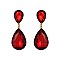FASHIONABLE DANGLY TEARDROP GEM EARRINGS SLEQ148