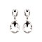 FASHIONABLE DANGLY TEARDROP GEM EARRINGS SLEQ148