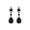 FASHIONABLE SMALL DANGLY TEARDROP RHINESTONE SLEQ200