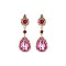 FASHIONABLE SMALL DANGLY TEARDROP RHINESTONE SLEQ200