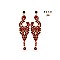 FASHIONABLE DANGLY RHINESTONE EARRING SLEQ229