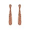 FASHIONABLE RHINESTONE DROP DANGLE POST EARRING SLEQ251