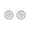 FASHIONABLE STARRY PEARL STUD EARRING SLEQ252