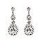 FASHIONABLE STONE POST EARRINGS SLEQ565