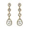 FASHIONABLE STONE POST EARRINGS SLEQ566