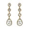 FASHIONABLE STONE POST EARRINGS SLEQ566