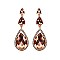 FASHIONABLE STONE POST EARRINGS SLEQ571