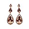 FASHIONABLE STONE POST EARRINGS SLEQ571