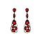 FASHIONABLE LONG POST RHINESTONE EARRING W/ GEMS SLEQ576