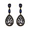 FASHIONABLE RHINESTONE FLAME DROP EARRINGS SLEQ582