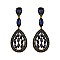 FASHIONABLE RHINESTONE FLAME DROP EARRINGS SLEQ582