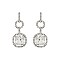 FASHIONABLE STONE POST EARRINGS SLEQ583