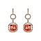 FASHIONABLE STONE POST EARRINGS SLEQ583