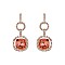 FASHIONABLE STONE POST EARRINGS SLEQ583