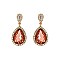 FASHIONABLE RHINESTONE POST EARRING W/ SMALL GEMS SLEQ586