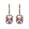 FASHIONABLE STONE POST EARRINGS SLEQ587