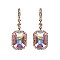 FASHIONABLE STONE POST EARRINGS SLEQ587