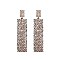 FASHIONABLE 6 LINE DANGLY RHINESTONE POST EARRING SLEQ597