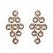 FASHIONABLE STONE POST EARRINGS SLEQ598