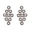 FASHIONABLE STONE POST EARRINGS SLEQ598