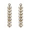 FASHIONABLE STONE POST EARRINGS SLEQ613