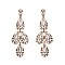 FASHIONABLE STONE POST EARRINGS SLEQ617