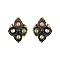 Trendy Handmade Pearl And Ball Chain Cluster Stud Earrings SLER0068